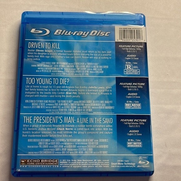 Action Triple Feature Blu-Ray - Picture 2 of 4